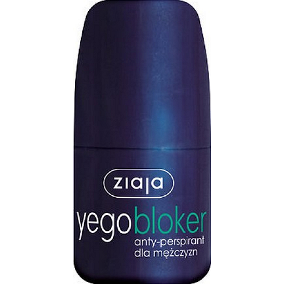 Ziaja Yego Men Blocker Ball Antitranspirant Deodorant Roll-On für Männer 60 ml