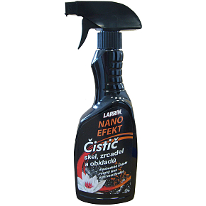 Larrin Nano Effekt Glas-, Spiegel- und Fliesenreiniger 500 ml Sprühflasche