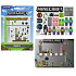 Degen Merch Minecraft Build a Level Magnet Set 84 Teile, empfohlen ab 6 Jahren
