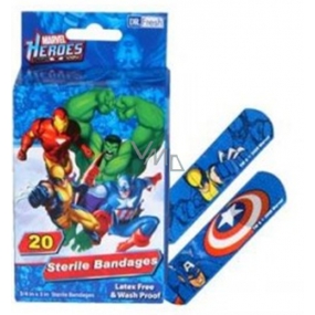 Marvel Heroes Sterilpflaster für Kinder 20 Stück