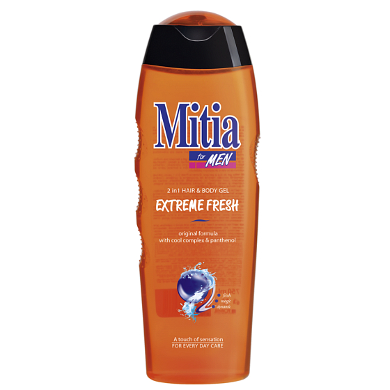 Mitia Men Extreme 2 in 1 Duschgel und Haarshampoo 750 ml