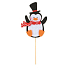 Filzpinguin Aussparung 9 cm + Spieße Nr. 2