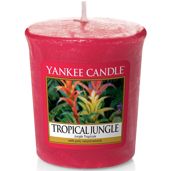Yankee Candle Tropical Jungle - Tropischer Dschungel Duftkerze Votiv 49 g