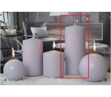 Lima Eis Pastell Kerze hellvioletten Zylinder 80 x 200 mm 1 Stück