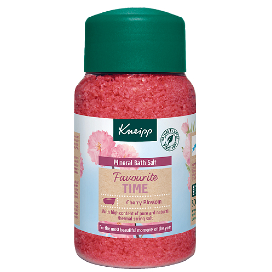 Kneipp Kirschblüten Badesalz wird alle Sinne 500 g erfreuen