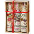 Kitl Syrob Bio Grapefruit mit Fruchtfleisch 500 ml + Kirschen mit Fruchtfleisch 500 ml + Himbeere mit Fruchtfleischsirup für hausgemachte Limonade 500 ml, Geschenkbox