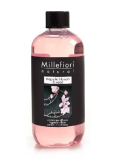 Millefiori Milano Natürliche Magnolienblüte & Holz - Magnolienblüten und Holzdiffusor-Nachfüllung für Räucherstängel 250 ml