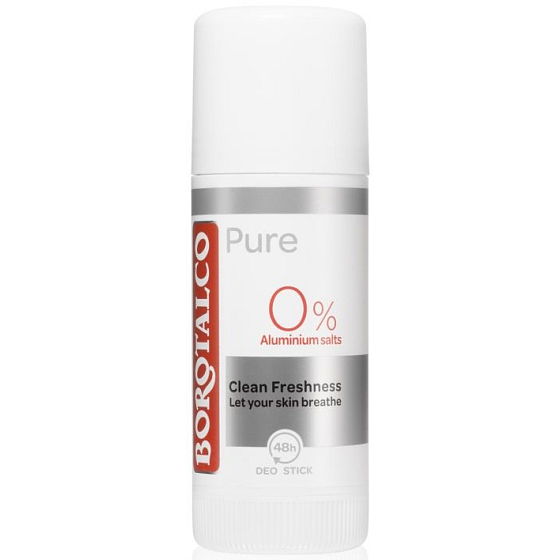 Borotalco Pure ohne Aluminiumsalze Deodorant Stick Unisex 40 ml