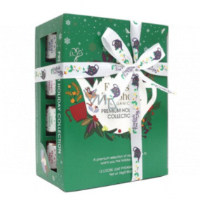 English Tea Shop Bio Green Christmas 12 Stück lose Teepyramiden, 4 Geschmacksrichtungen, 24 g Geschenkset