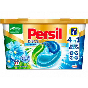 Persil Discs Frische von Silan 4in1 Kapseln zum Waschen der Wäschekiste 11 Dosen 275 g
