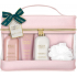 Baylis & Harding Jojoba, Vanille & Mandelöl Waschgel 300 ml + Duschcreme 300 ml + Bodylotion 200 ml + Waschschwamm + Kosmetiktasche + Kulturbeutel, Kosmetikset für Damen