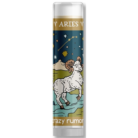 Crazy Rumors Zodiac Widder Lippenbalsam mit Zitrus-, Gewürz- und Waldfruchtgeschmack 4,4 ml