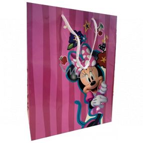 Nekupto Geschenkpapiertüte 23 x 17,5 x 10 cm Pink Minnie Mouse