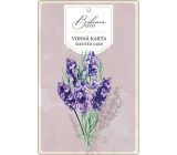 Bohemia Gifts Aromatische Duftkarte Lavendel zarter und reiner Duft 10,5 x 16 cm