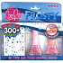 Bo-Po Frosty Nagellack peel-off rosa 2,5 ml + Nagellack peel-off orange 2,5 ml + Nagelsticker, Kosmetikset für Kinder