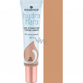 Essence Hydro Hero 24h SFP15 Getönte Creme 20 Sun Beige 30 ml