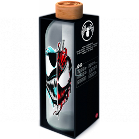 Degen Merch Marvel Venom 1030 ml lizenzierte Glasflasche