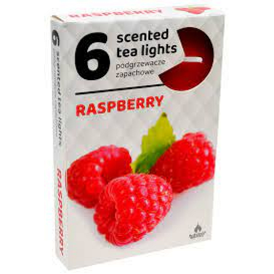 Teelichter Himbeere duftende Teelichter 6 Stück