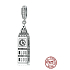 Sterling Silber 925 London Big Ben, Reise-Armband-Anhänger