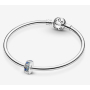 Charm Sterling Silber 925 Tropische Seesterne und Muscheln, Stopper, Clip Bead für Meeresarmband