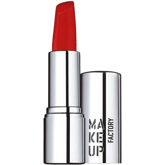 Makeup Factory Lip Color Lippenstift mit Seidenglanz 158 Red Flirt 4 g