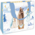 Nekupto Geschenkpapier Tasche mit Prägung 23 x 18 cm Weihnachten Heilige Familie