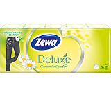 Zewa Deluxe Kamille Comfort 3-lagige Papiertaschentücher, 10× 10 St.
