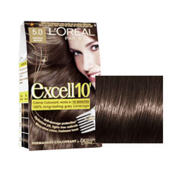 Loreal Excell 10 Haarfarbton 5,0 hellbraun