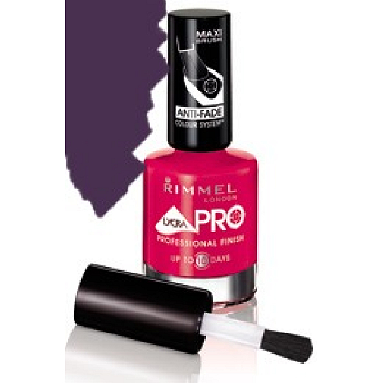 Rimmel London Lycra Pro Nagellack 406 Purple Addict langlebig 12 ml