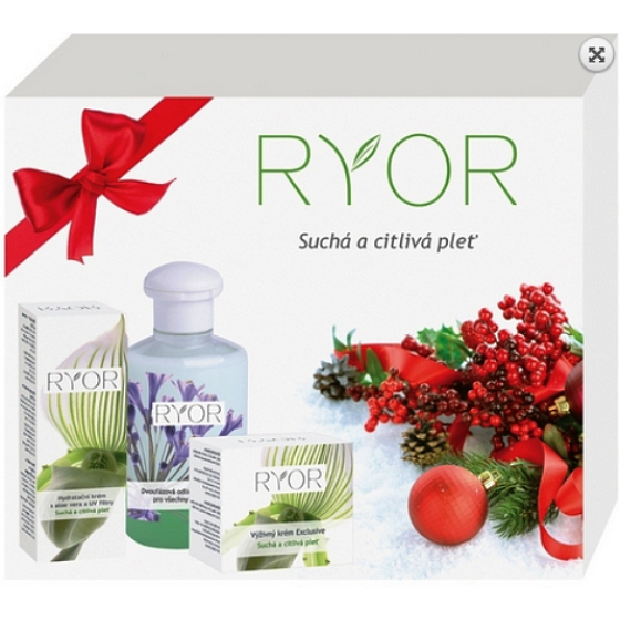 Ryor Exclusive Nourishing Cream Trockene & Empfindliche Haut 50 ml + Aloe Vera Feuchtigkeitscreme 50 ml