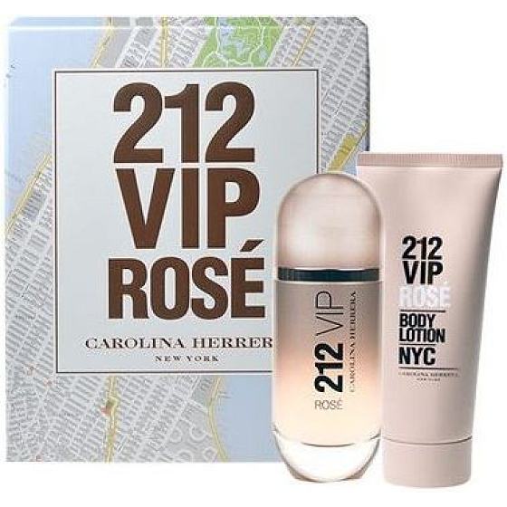 Carolina Herrera 212 VIP Rosé EdP 50 ml + 100 ml Körperlotion, Geschenkset