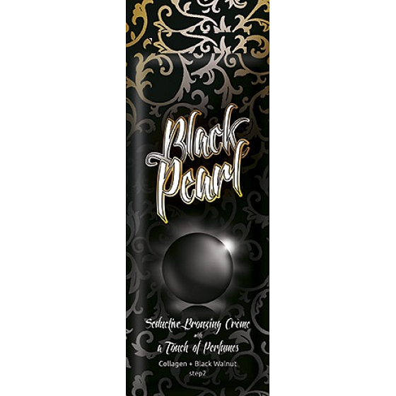 Soleo Black Pearl hoch feuchtigkeitsspendender Bronzer mit Kollagenduft ähnlich dem Armani Code Parfüm 15 ml für Solarium
