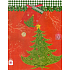 Nekupto Geschenk Papiertüte 23 x 18 x 10 cm Weihnachtsbaum 1 Stück 705 30 WBM