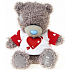 Ich zu dir Teddybär in einem T-Shirt mit einem durchbohrten Herzen 11 cm