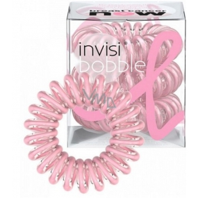 Invisibobble Power BCA Pink Set Haarglätter transparent rosa Spirale 3 Stück