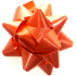 Nekupto Starfish Medium Standard Orange 6,5 cm