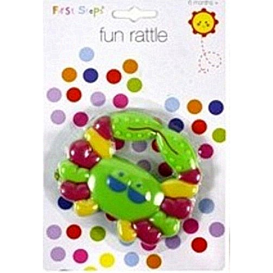 Erste Schritte Rassel Haustier grün