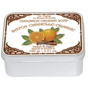 Le Blanc Cinnamon Orange - Natürliche feste Seife aus Zimt und Orange in einer Schachtel mit 100 g