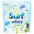 Surf White Orchid 2 in 1 Kapseln zum Waschen weißer Kleidung 45 Dosen 1183 g