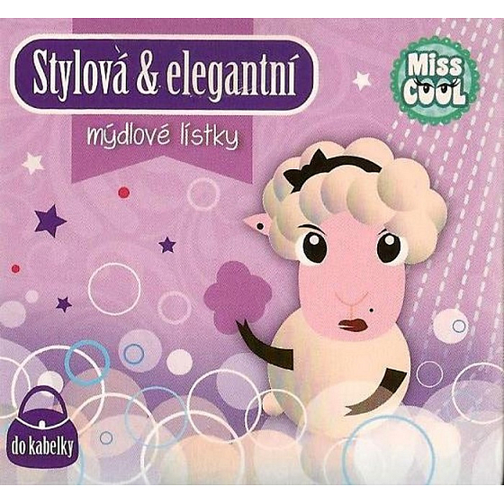 Nekupto Miss Cool Seifenblätter Schaf Stylish & Elegant 15 Stück 1 Packung