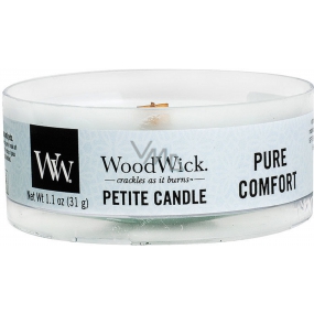 WoodWick Pure Comfort - Duftkerze mit Reinheit und Komfort und Holzdocht zierlich 31 g