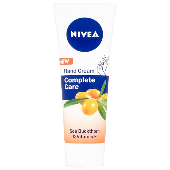 Nivea Complete Care Handcreme mit Sanddorn und Vitamin E 75 ml