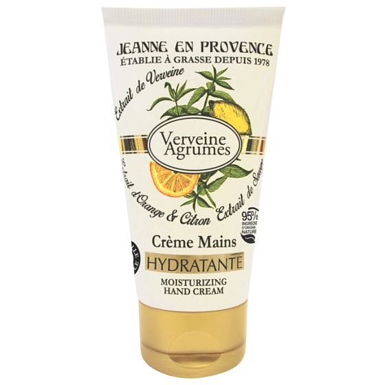 Jeanne en Provence Verveine Agrumes - Verbena und Zitrusfrüchte feuchtigkeitsspendende Handcreme 75 ml
