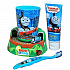Thomas & Friends - Lokomotiva Tomáš Fruchtzahnpasta 75 ml + Zahnbürste + Timer 2.Mindest.- Zahnreinigungszeit, Geschenkset