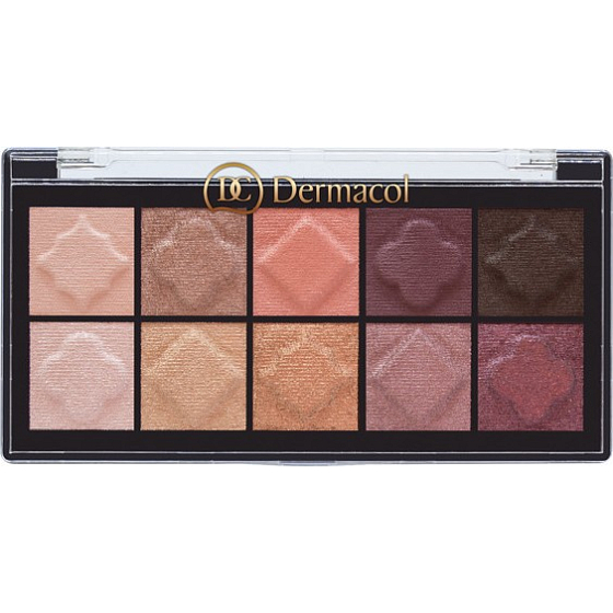 Dermacol Lidschatten-Palette Matt und Pearl Lidschatten-Palette 01