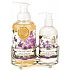 Michel Design Works Flieder und Veilchen schäumende flüssige Handseife 530 ml + Hand- und Körperlotion 236 ml, Kosmetikset
