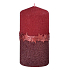 Arome Star Band Kerze rot Zylinder 60 x 120 mm 260 g