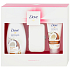 Dove Nourishing Secrets Revitalisierendes Ritual Goji Berries & Camelia Duschgel für Frauen 250 ml + 75 ml Handcreme + Maniküre, Kosmetikset