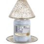 Yankee Candle Kensington Schirm groß 10 x 15 cm + Teller groß 12 x 12 cm für mittlere und große Duftkerze Classic