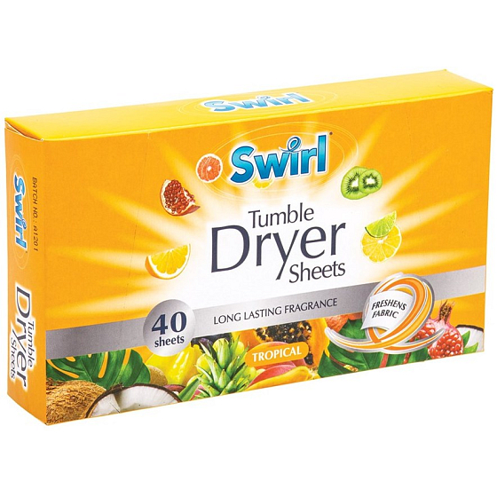 Swirl Tropical Dufttücher für den Trockner 40 Stück